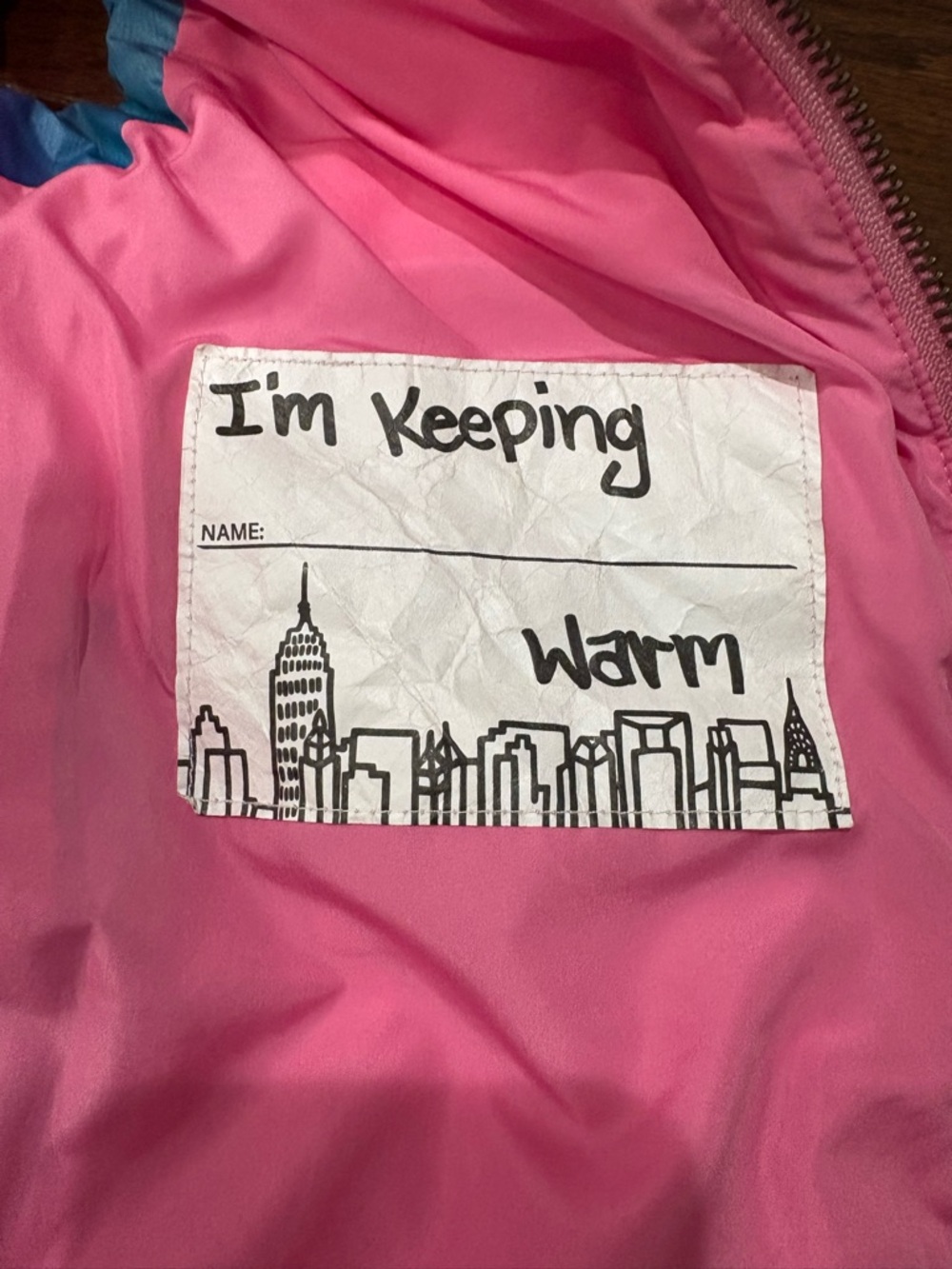 Appaman Girls Tie Dye Puffer Vest Size 8 Pink Blue Purple Zip Front Jacket - Picture 7 of 10